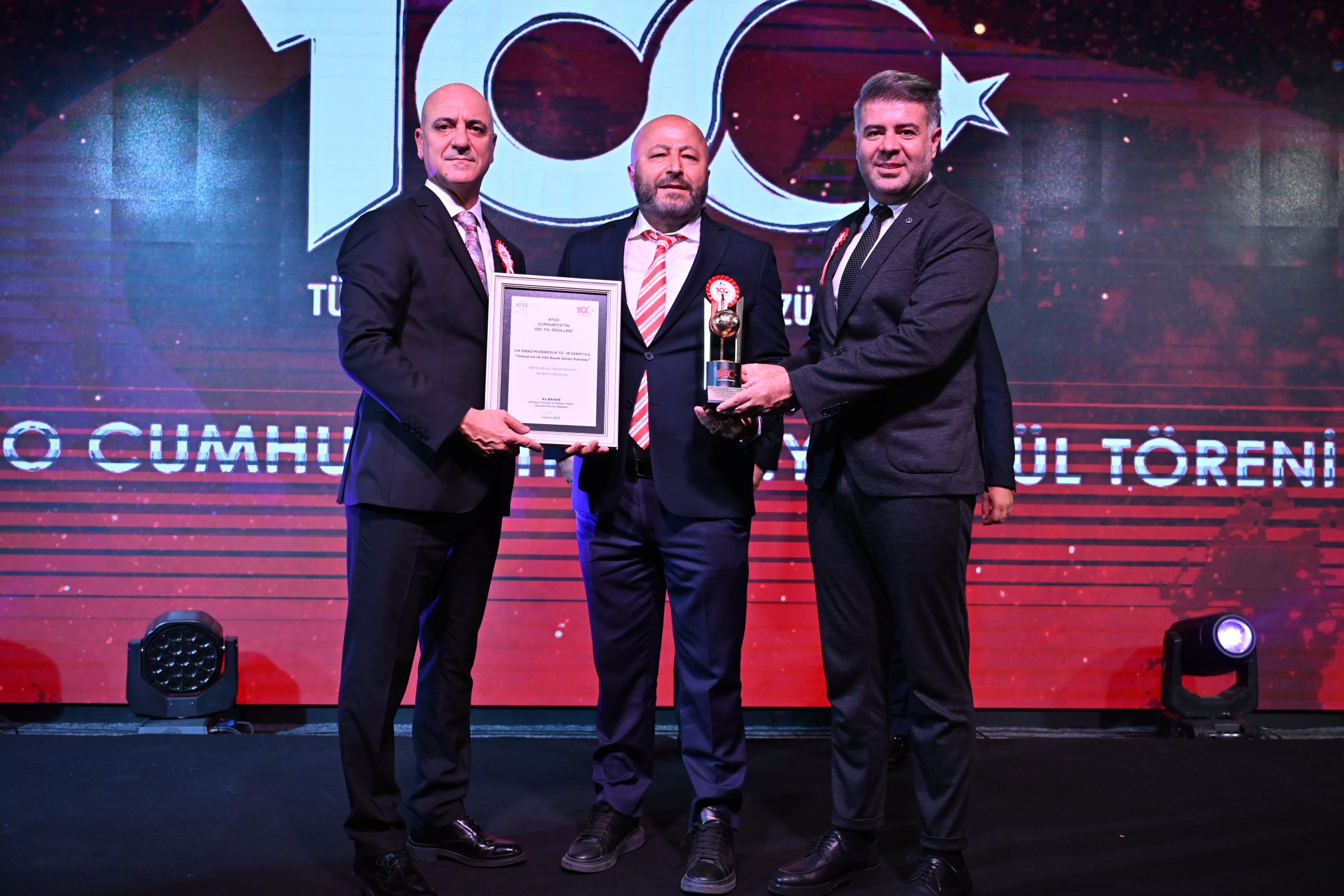 Antalya Ticaret Ve Sanayi Odası’ndan CW Enerji’ye Ödül