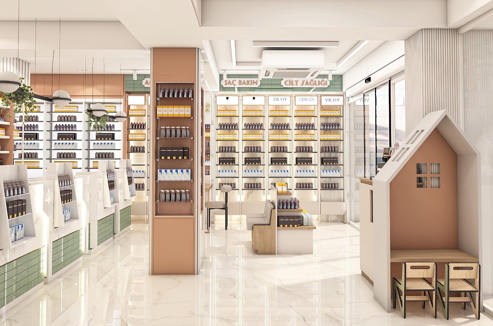 Çağla Dizayn ile Eczane Tasarımında Güven, Estetik ve Fonksiyonellik Bir Arada